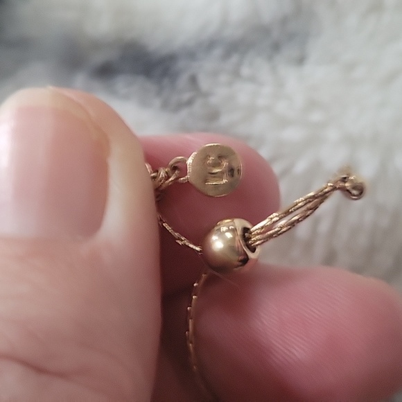 3/$12 Adjustable lauren conrad gold tone jeweled bracelet - Picture 4 of 5